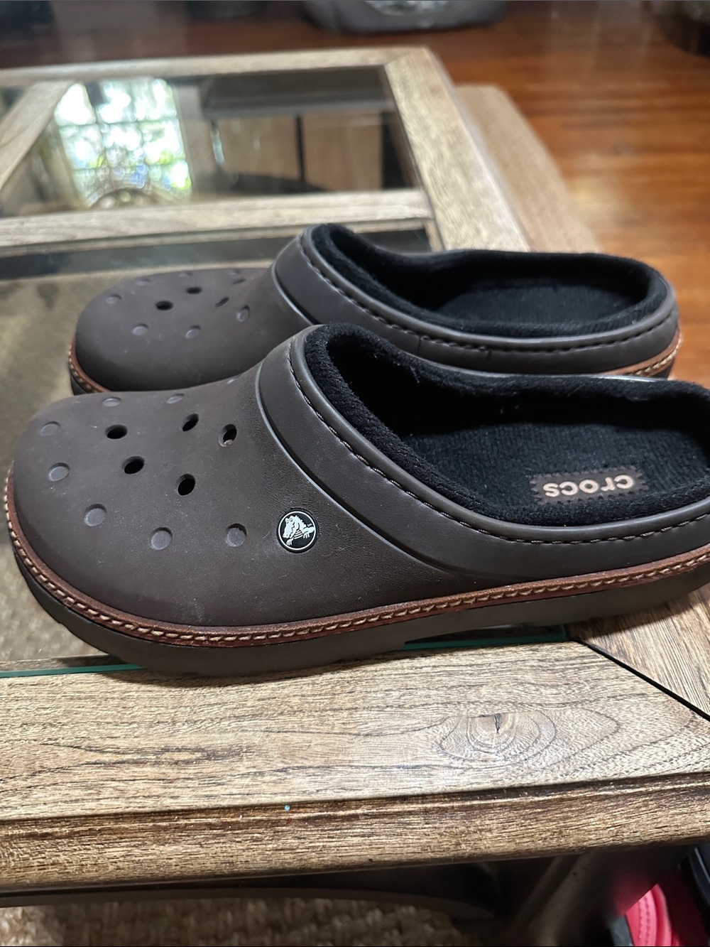 CROCS Men's Classic Clog Mule in Dark Brown - Picture 3 of 5